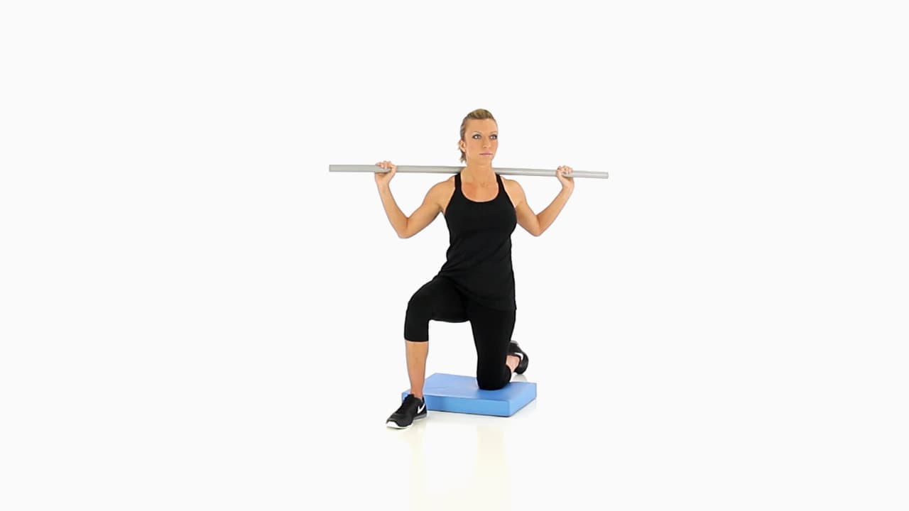 Half Kneeling Rotation with Dowel